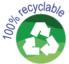 100% recyclable